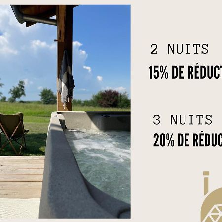 Dome Insolite Cedre Jacuzzi Et Petits Dejeuners Inclus Lagraulet-du-Gers Buitenkant foto