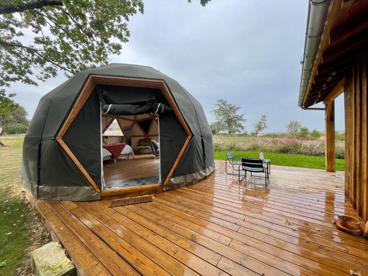 Dome Insolite Cedre Jacuzzi Et Petits Dejeuners Inclus Lagraulet-du-Gers Buitenkant foto