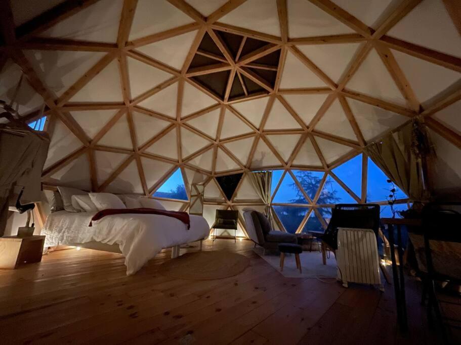 Dome Insolite Cedre Jacuzzi Et Petits Dejeuners Inclus Lagraulet-du-Gers Buitenkant foto
