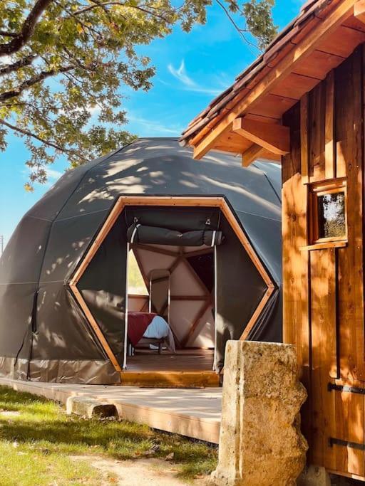 Dome Insolite Cedre Jacuzzi Et Petits Dejeuners Inclus Lagraulet-du-Gers Buitenkant foto