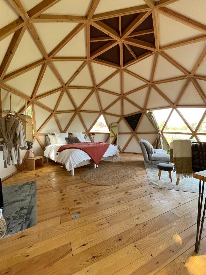 Dome Insolite Cedre Jacuzzi Et Petits Dejeuners Inclus Lagraulet-du-Gers Buitenkant foto