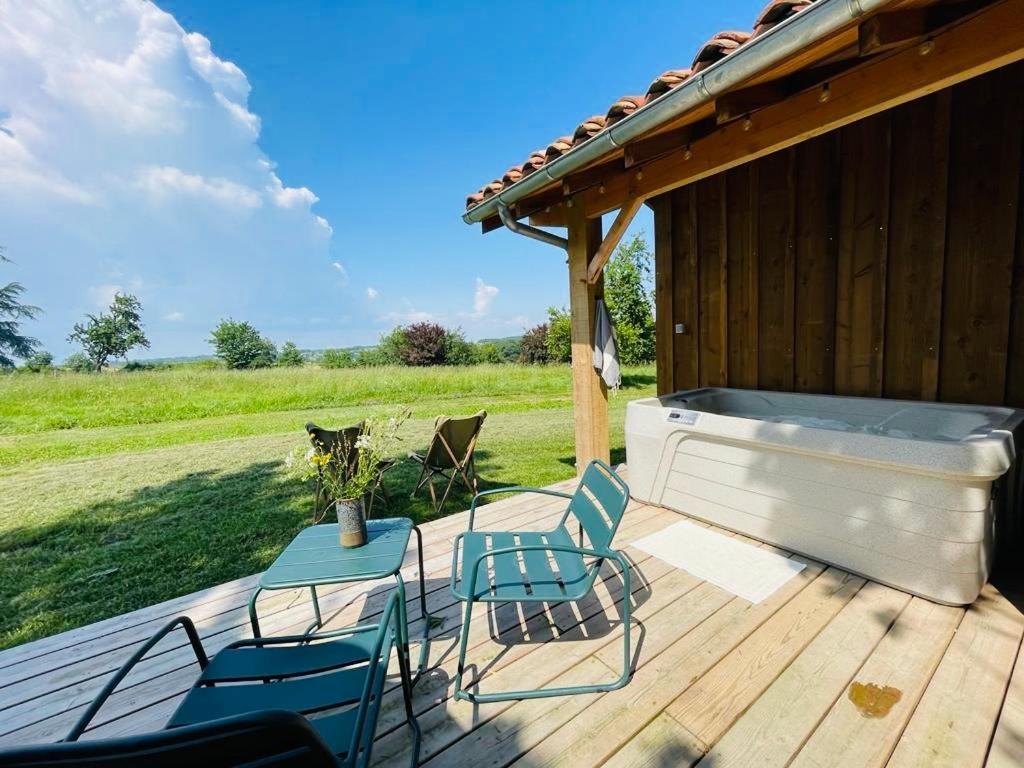 Dome Insolite Cedre Jacuzzi Et Petits Dejeuners Inclus Lagraulet-du-Gers Buitenkant foto