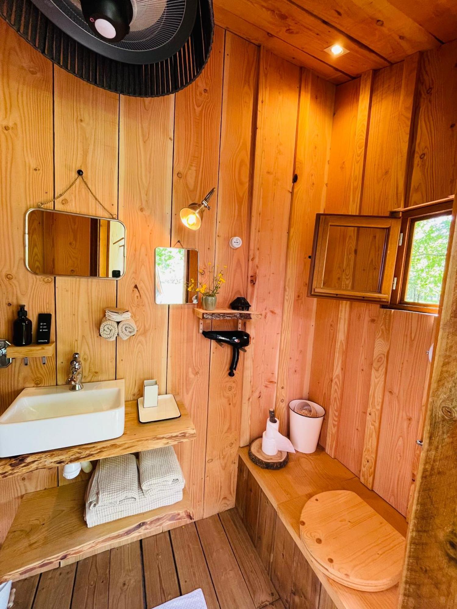 Dome Insolite Cedre Jacuzzi Et Petits Dejeuners Inclus Lagraulet-du-Gers Buitenkant foto